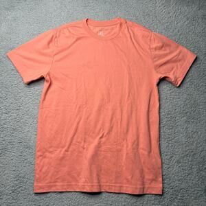 George T Shirt Men's Small Coral Short Sleeve